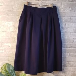 Vintage High Waisted Skirt with Pockets